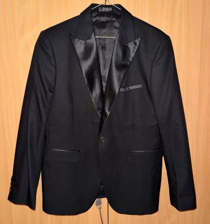 Angelo Litrico Smoking Sakko Schwarz L Tailored Fit