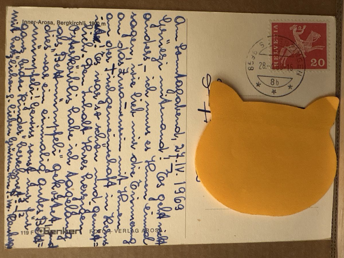 Cartoline postali: AK von Bergkirchli Inner Arose – Usato da Rümlang venduto da Kartenpost1 1