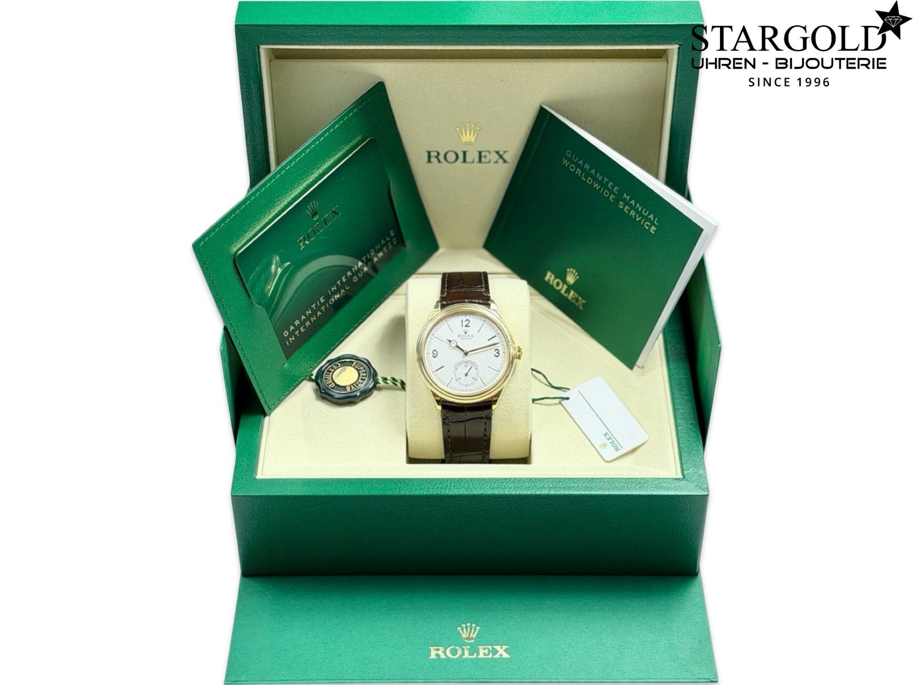 Rolex Orologi: Rolex Cellini 1908 - Gelbgold - 52508 – Usato da Zürich venduto da Stargold-Uhren 8