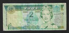 Fiji  2  Dollars  Gebraucht