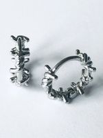 Small hoops 925 Silver Earrings.