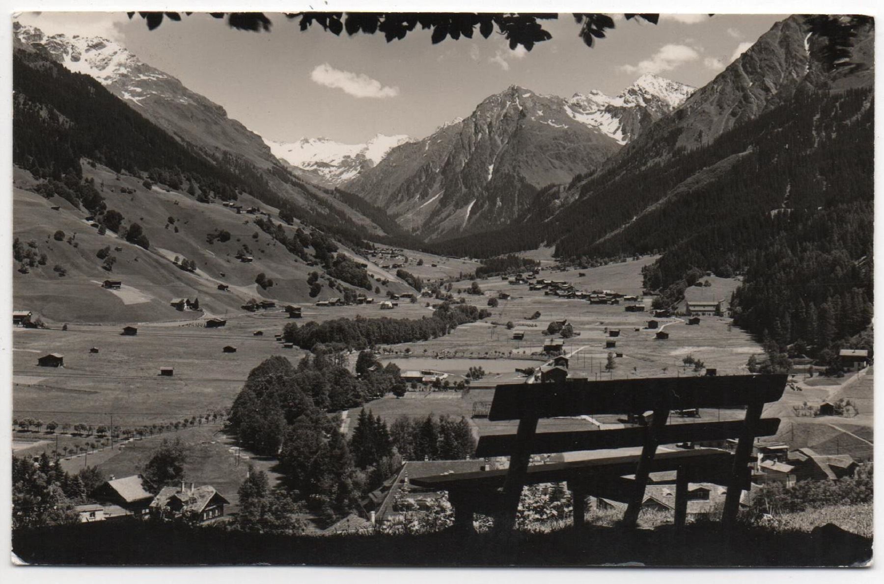 Cartoline postali: KLOSTERS Blick auf die Silvretta – Usato da Jona venduto da philajona