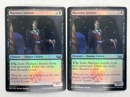 MTG: 2x Maestros Initiate Foil - Streets of New Capenna