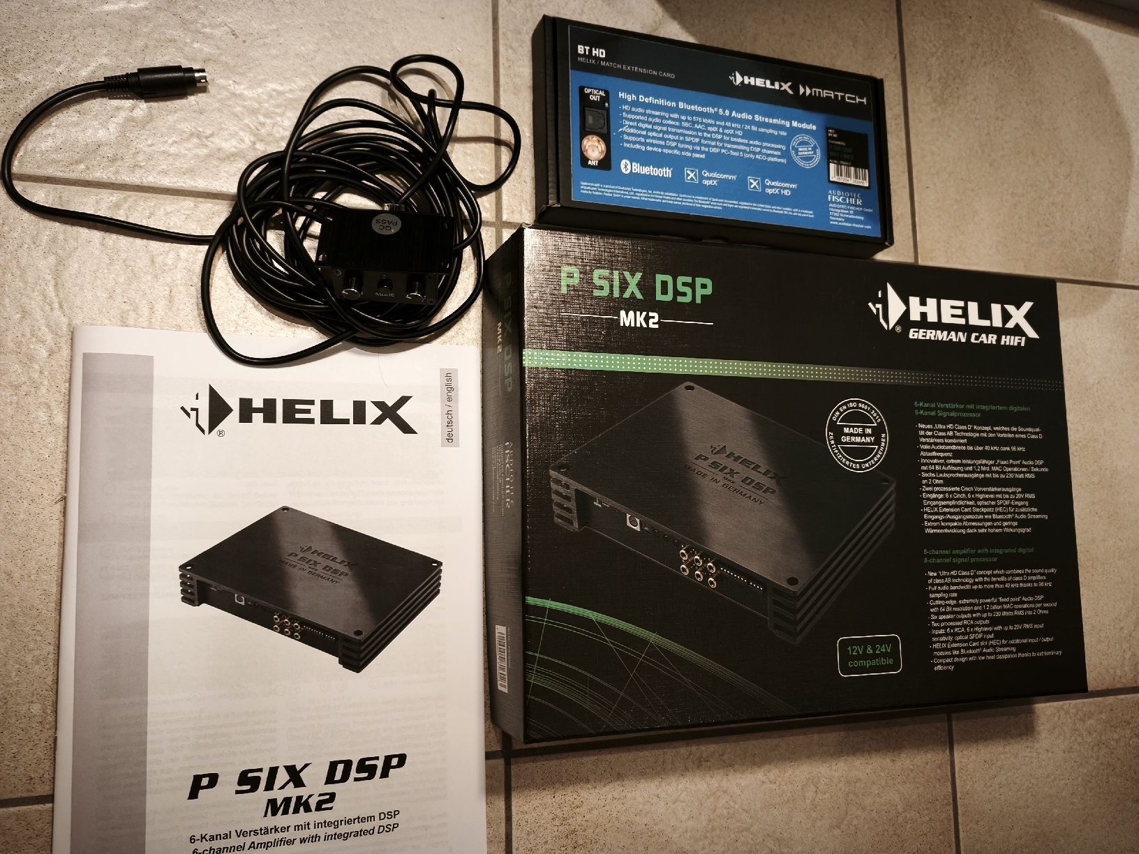 Helix Verstärker: DSP Helix P SIX DSP MK2 + Modulo Bluetooth HEC BT HD + URC.3 – Gebraucht aus Gordola von Angelbit