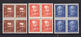 R2564  /  Centenaire du GOTHARD 1932 en blocs de 4 neufs XX