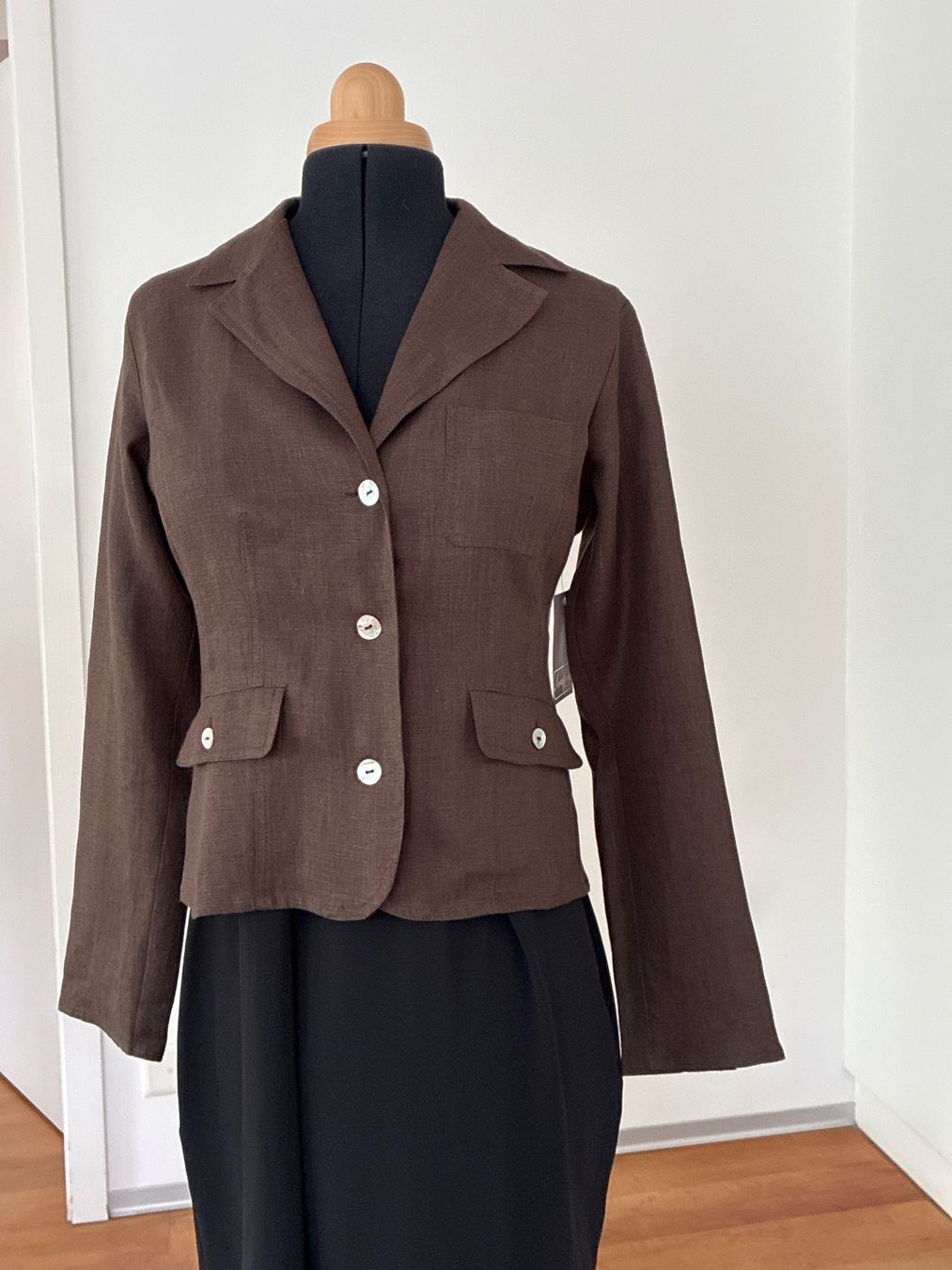 Giacche: Leinenblusenjacke  von Serafini Gr 38/40 – Nuovo (secondo la descrizione) da Davos Platz venduto da nanigl