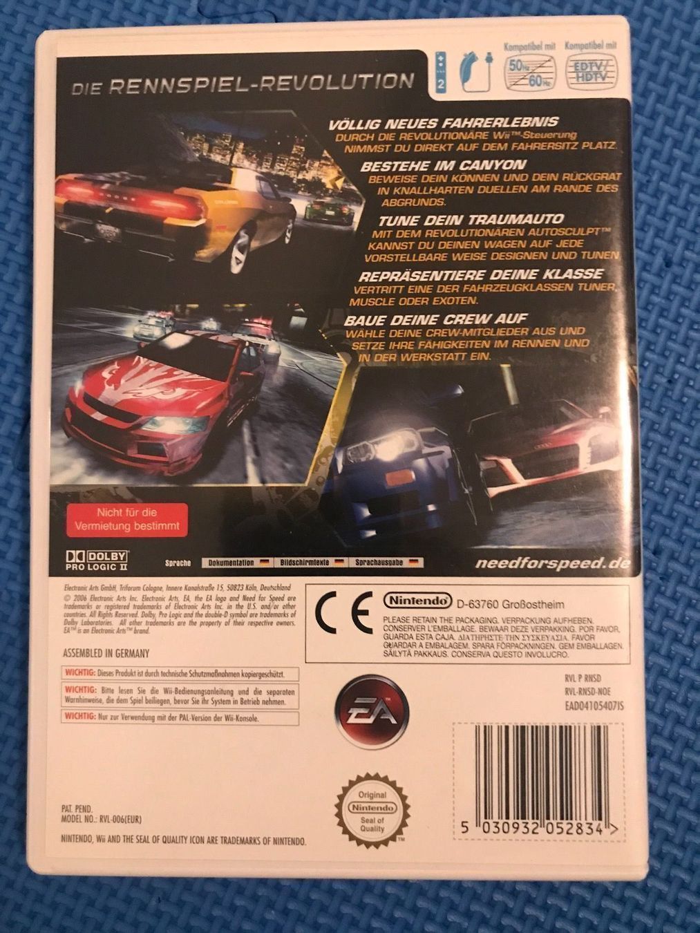 Nintendo Giochi: Need for Speed Carbon Nintendo Wii – Usato da Gossau SG venduto da schlitzerdemon 2