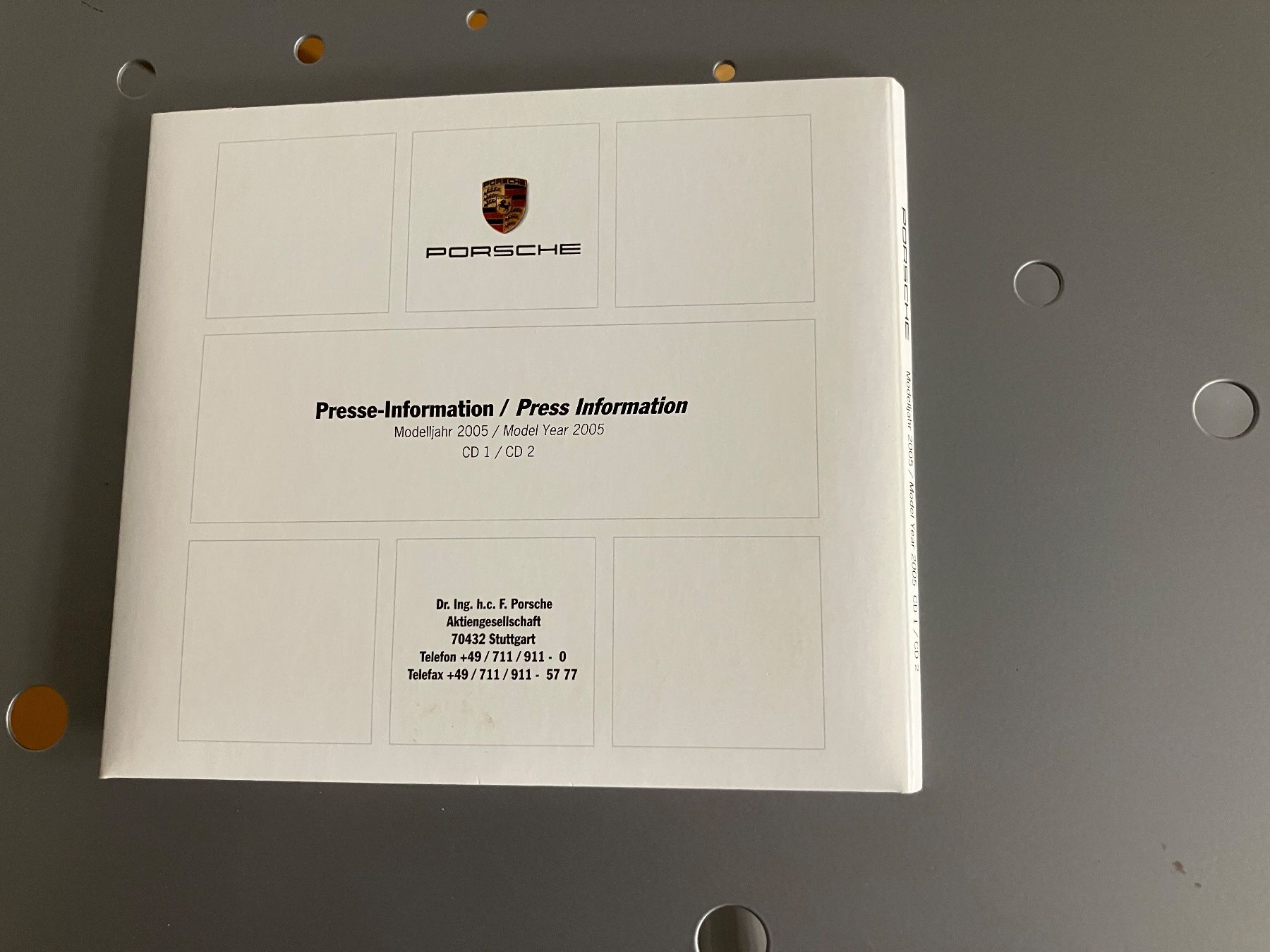CD: CD Presse-Information PORSCHE modèles année 2005 – Nuovo (secondo la descrizione) da Cortaillod venduto da car_f6v6 1