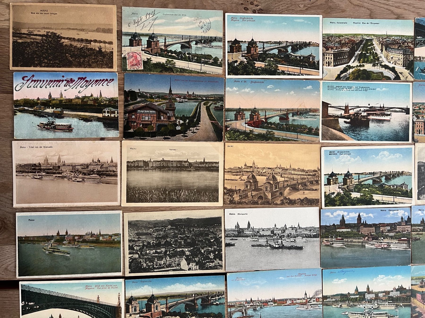 Ansichtskarten: Sammlung Postkarten Deutsches Reich - Mainz Teil 1 – Gebraucht aus Hermetschwil-Staffeln von militaria-schweiz 2
