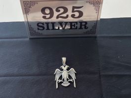 925 silberschmuck anhänger adler selcuklu