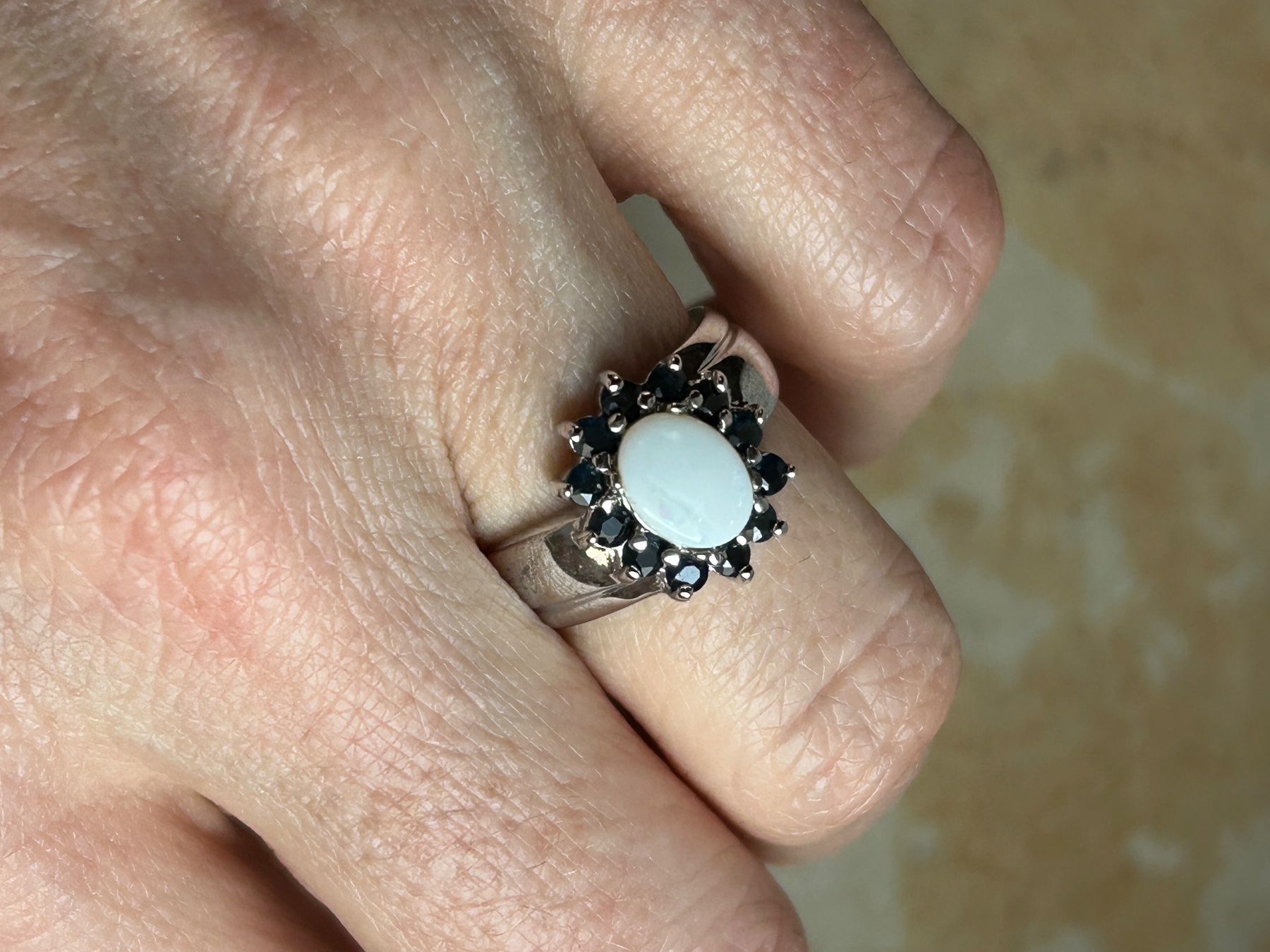 Anelli: Silberring Opal & Gr. 53 (Topaz) – Usato da Dittingen venduto da Bijoubelle 3