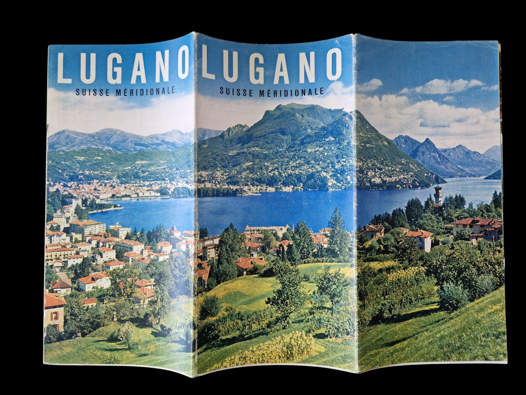 Documenti: Broschüre Panoramakarte Lugano – Usato da Mörschwil venduto da aik_x8mc 1