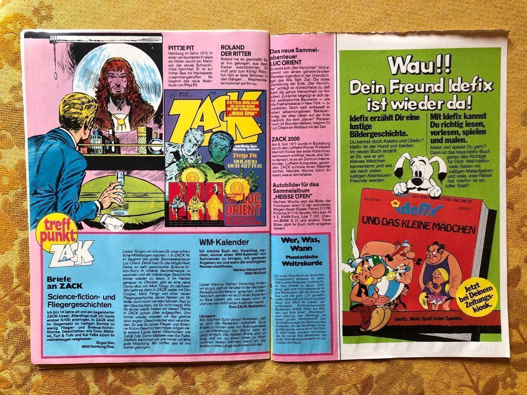 Comics: Zack Heft Nr 40 von 1974 – Gebraucht aus Endingen von nathan05 8