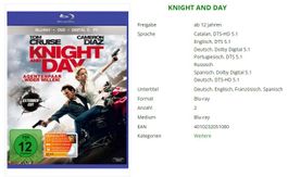 KNIGHT AND DAY (Bluray und DVD)