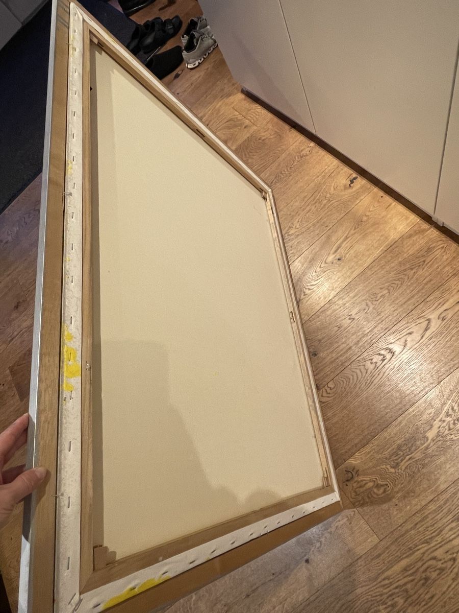 Foto & Immagini: Grosses gemaltes Bild auf Leinwand Blume – Usato da Niederbüren venduto da poschti 4