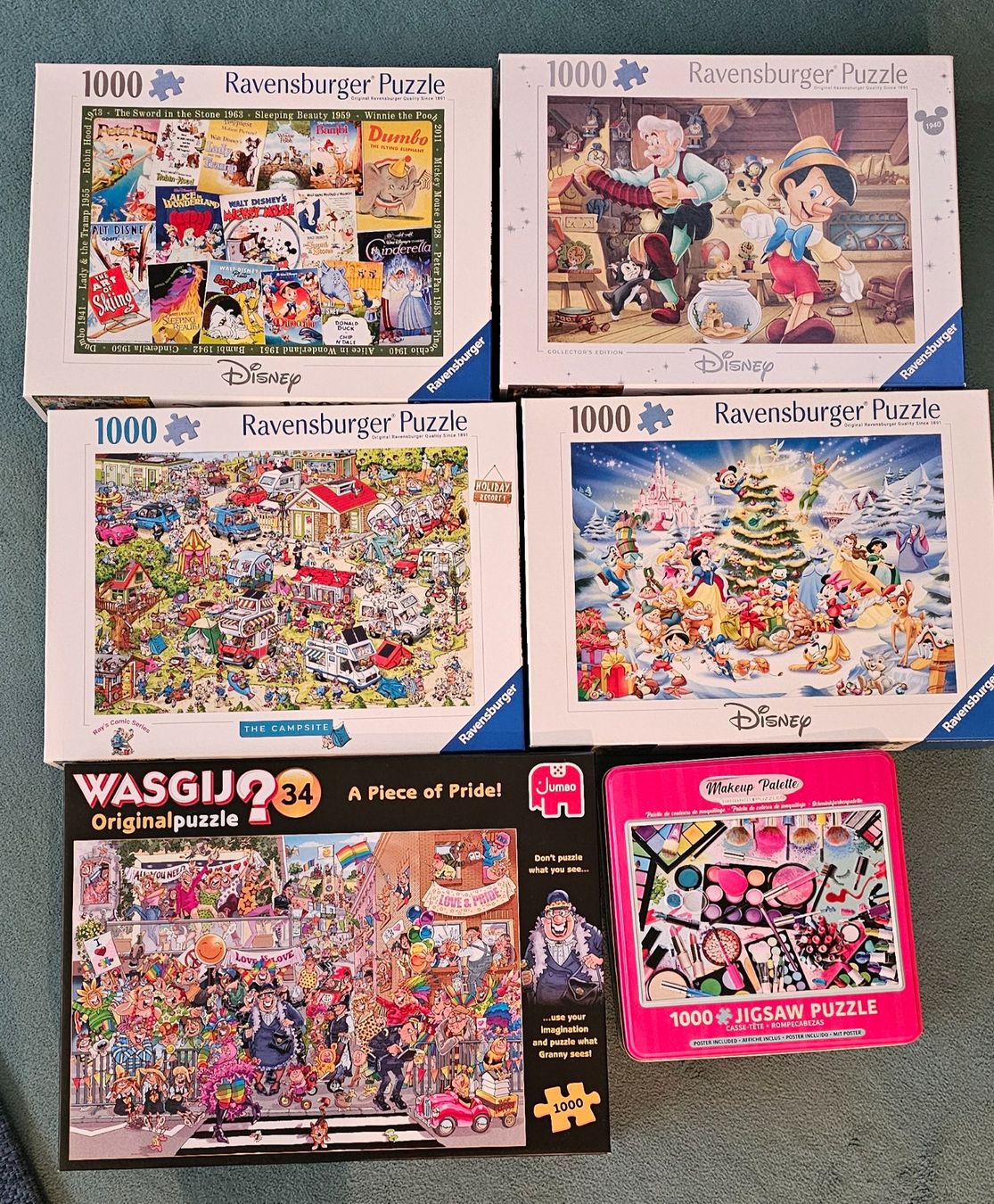 Puzzle: 31 tolle Puzzles (1000er) – Usato da Winterthur venduto da Aengscheku 4