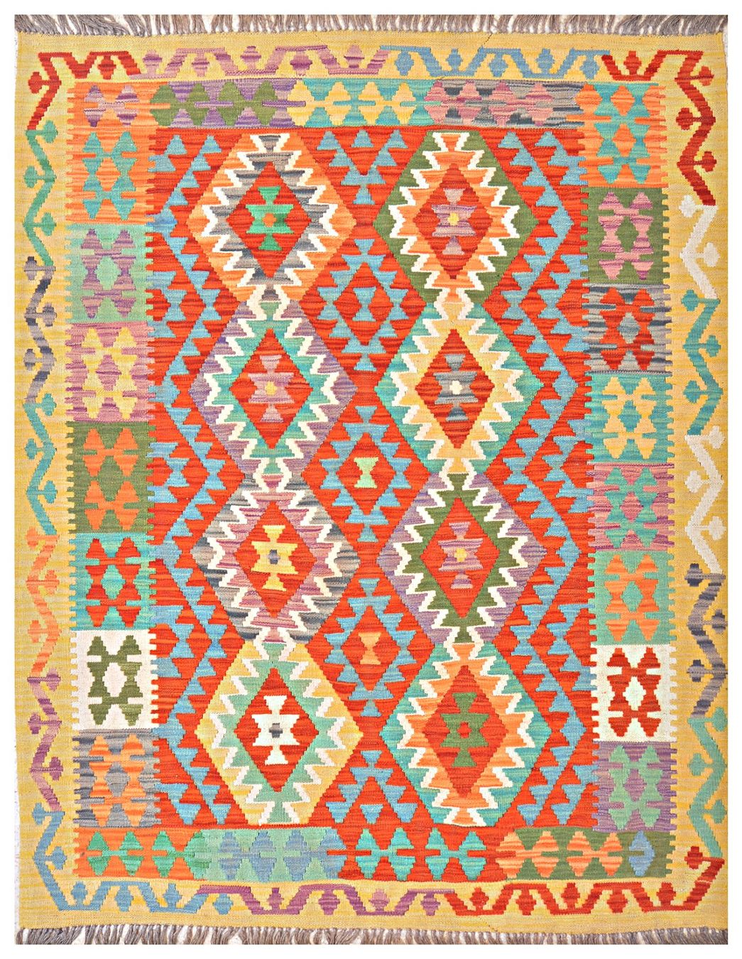 Kelim Tappeti: Oriente Kelim Teppich 150x200 Cm – Nuovo e nell'imballaggio originale da Lahore venduto da Fairways79 5
