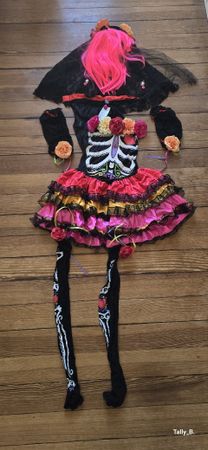Kostüm-Halloween-Diá de los Muertos