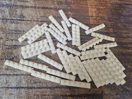 lego 3666 lot de 40 pièces Tan Plate 1 x 6