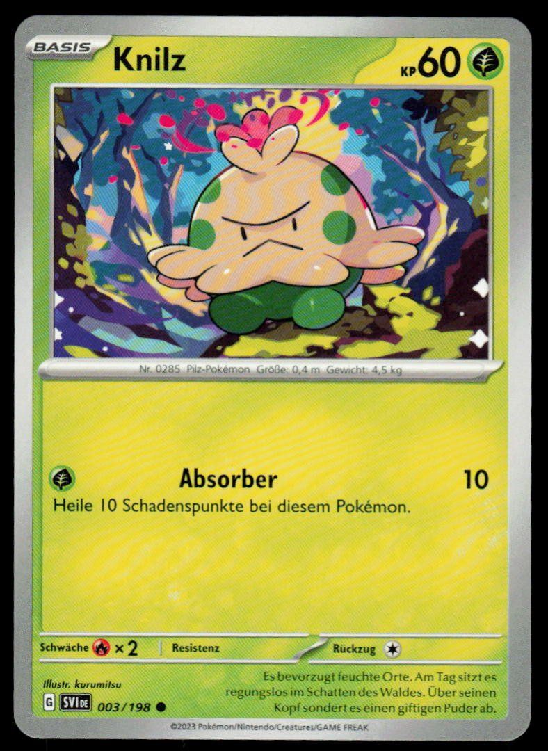 Pokémon Carte collezionabili: Pokemon Knilz 003/198 – Usato da Herisau venduto da Pokemon2025