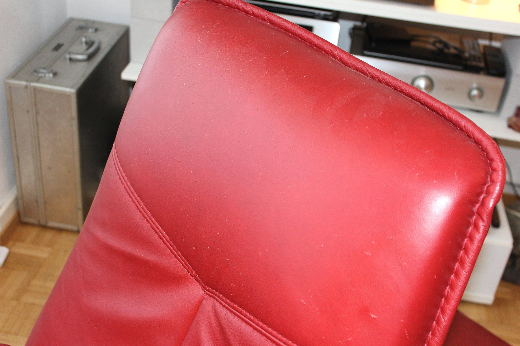 Stressless Poltrone: TOP STRESSLESS Relax Sessel mit Ottoman aus Leder – Usato da Zürich venduto da Djluda 6