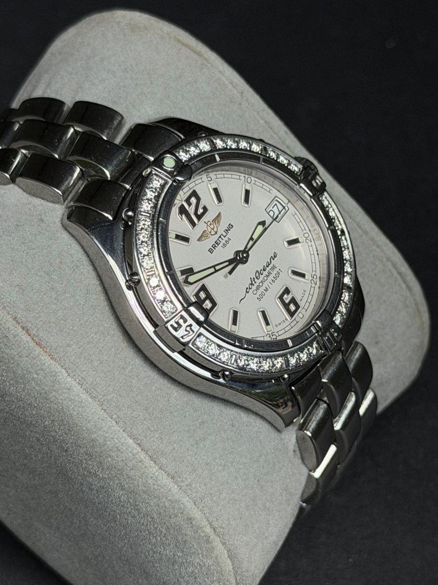 Breitling Orologi: Breitling Colt Oceane mit Brillanten Quarz Fullset – Usato da Winterthur venduto da YSCHU 3