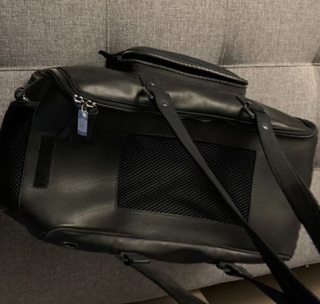Designer Luxus-Hundetragetasche Leder1500..- Fr