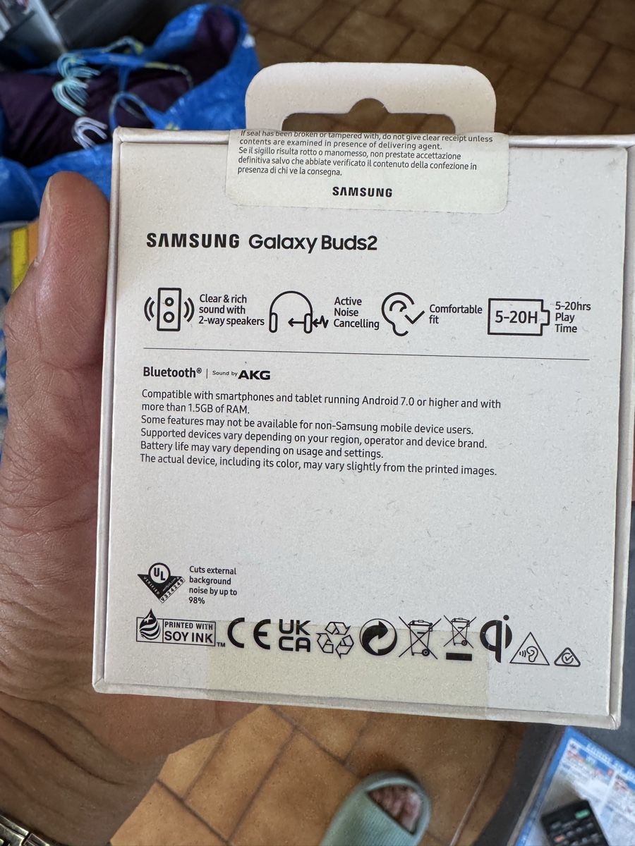 Samsung Cuffie: Samsung Galaxy Buds2 écouteurs blanc neuf – Nuovo e nell'imballaggio originale da Veyrier venduto da kimedovapa 1
