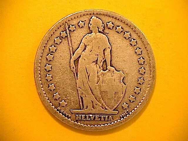Alle Münzen: 1 Fr. 1909 – Gebraucht aus Buchs AG von Ged8 1