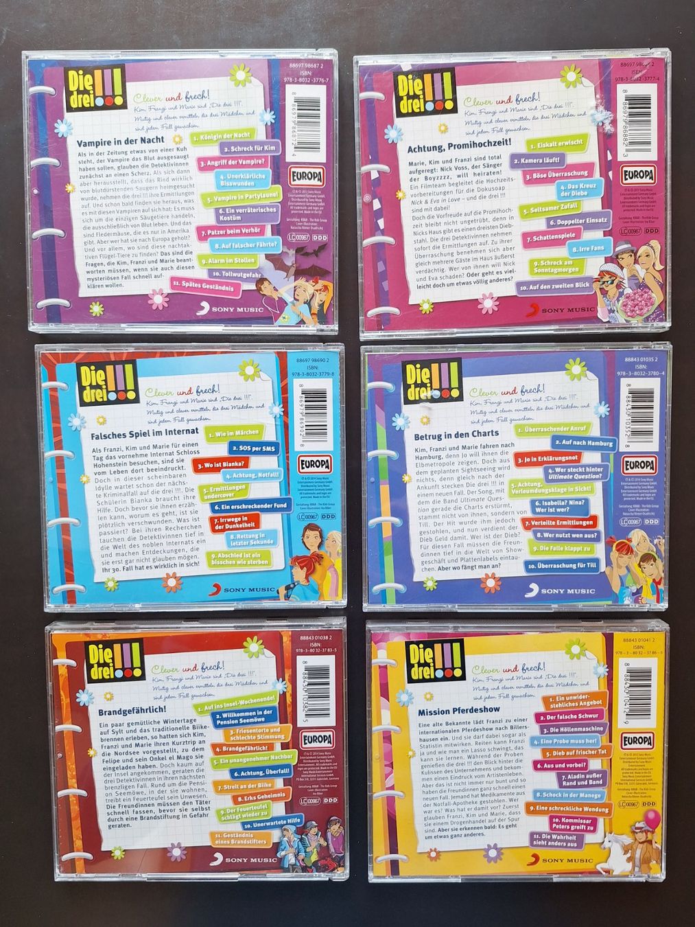 Audiolibri: Die drei !!! (6 CD's) – Usato da Andelfingen venduto da Rihanna9 1