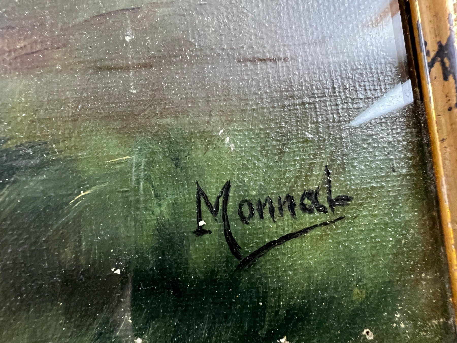 Tableaux: Jagd-Szene Oel-Gemälde alt! – D'occasion à Hinwil par Chnap 2
