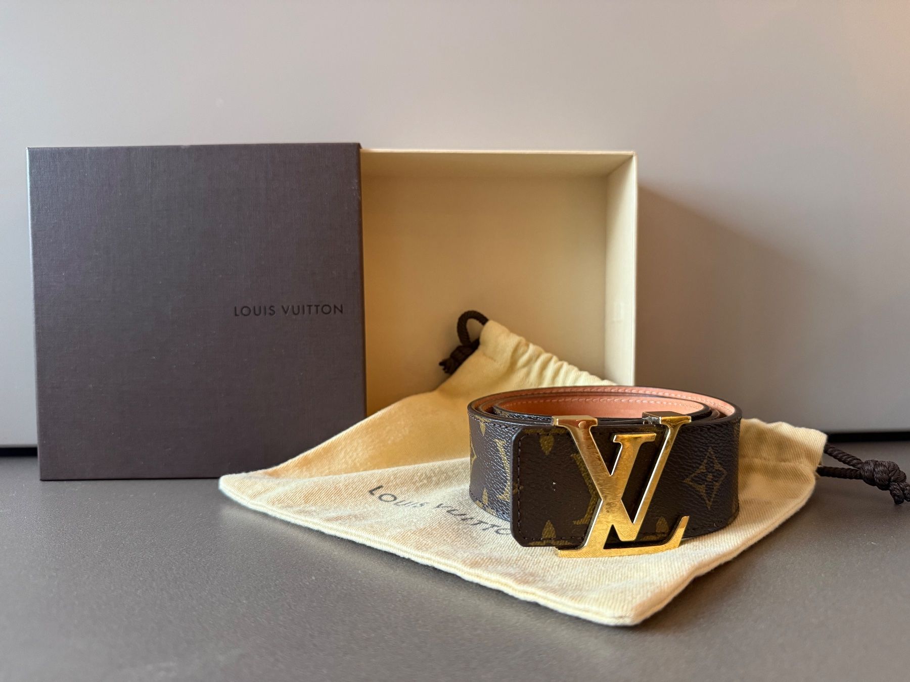 Louis Vuitton Cinture: LOUIS VUITTON MONOGRAM GÜRTEL – Usato da Castagnola venduto da joonam