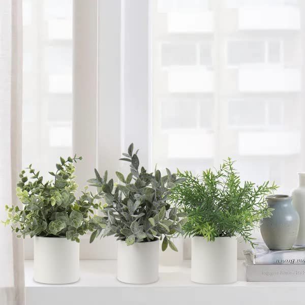 Pflanzen & Samen: 3 PCS Kunstpflanzen im Topf – Neu und originalverpackt aus Nuglar von SaleRitter 2