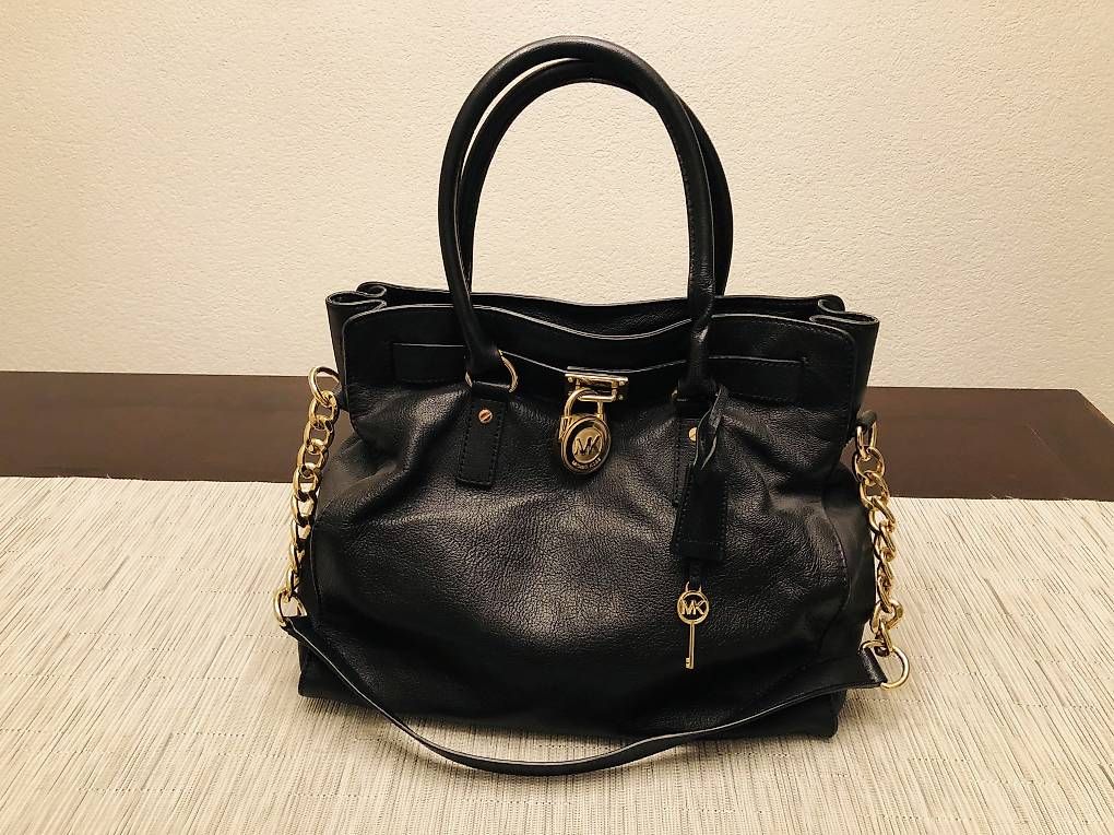 Michael Kors Borse da donna: Original Michael Kors Hamilton Tasche schwarz – Usato da Tübach venduto da sab_hd7d