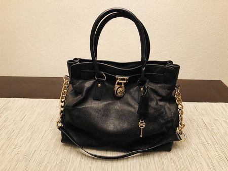 Original Michael Kors Hamilton Tasche schwarz