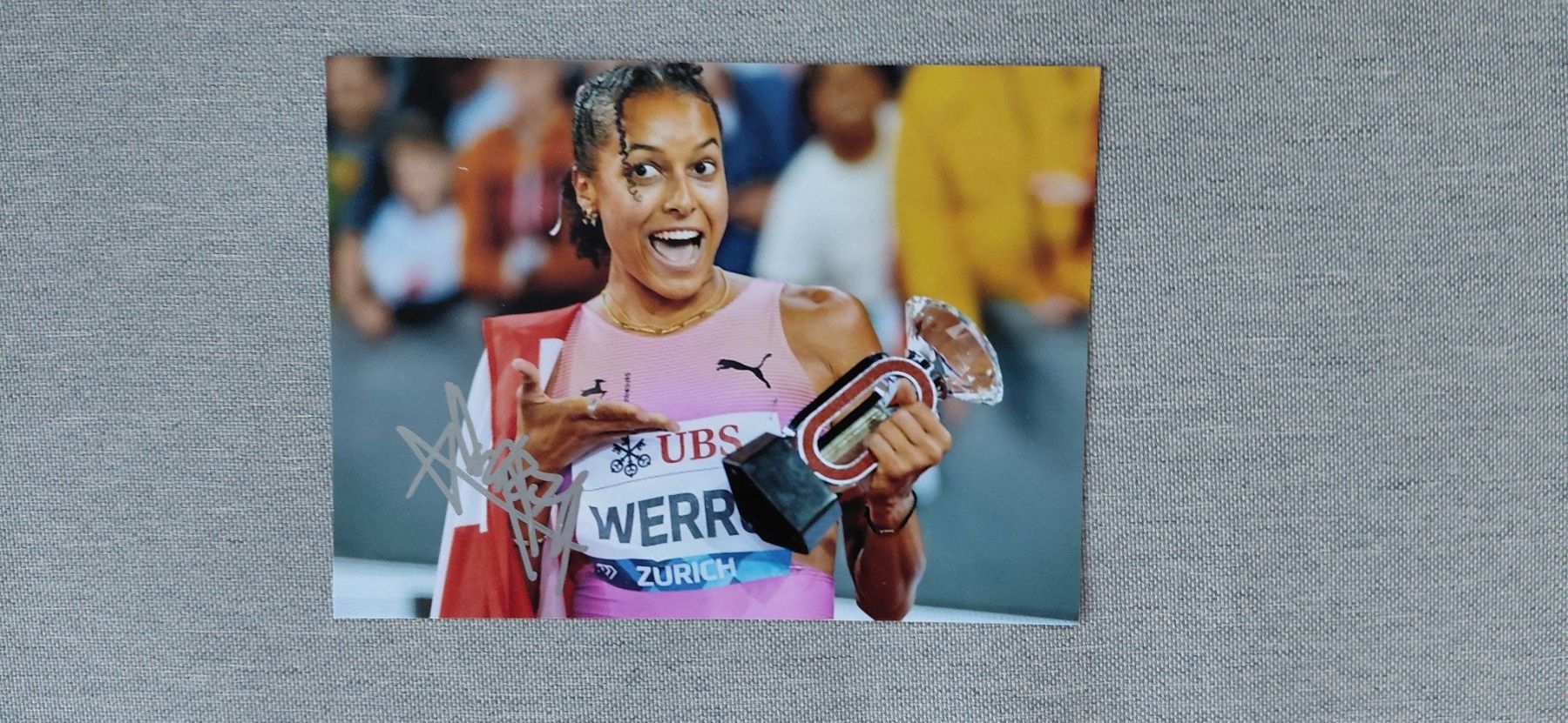 Autografi: Autogramm Audrey Werro – Usato da Schmerikon venduto da Olympia04