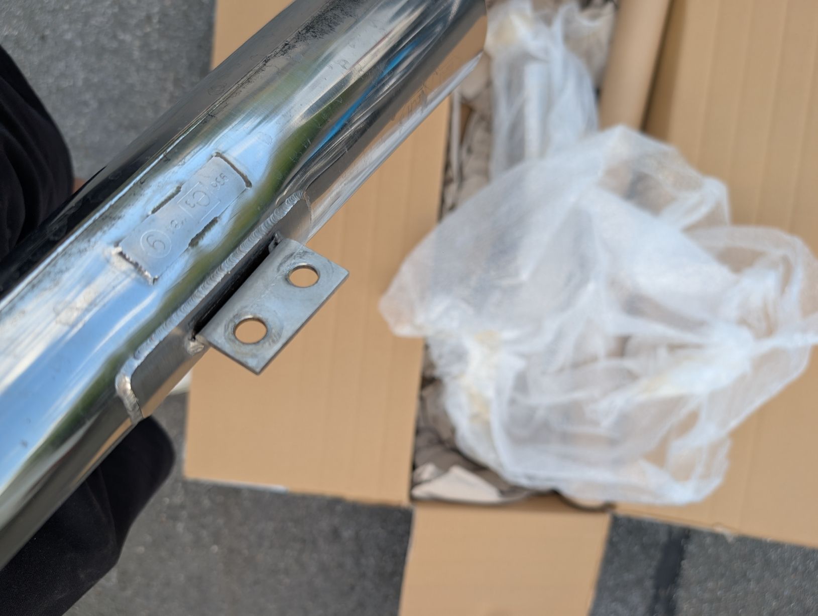 Sistemi di scarico: HAT TECH Auspuff 2 Stk. Endrohr Chrom 60mm gebraucht – Usato da Niederteufen venduto da wagabund 6