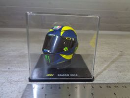 Spark 1:5 Casque V. Rossi 46 MotoGP 2018 vitrine fendue