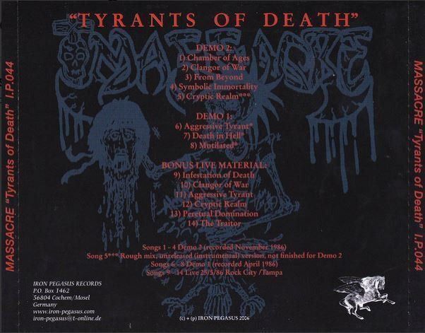 CDs: Massacre - Tyrants... – D'occasion à St-Cergue par VeganWarrior 1