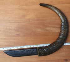 Kretisches Messer  Horngriff & Klingen-Gravur (Griechenland)