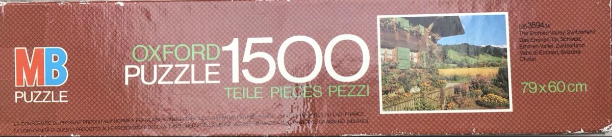 Puzzles: Puzzle 1500 - Emmental – D'occasion à Wynigen par Andres11 1