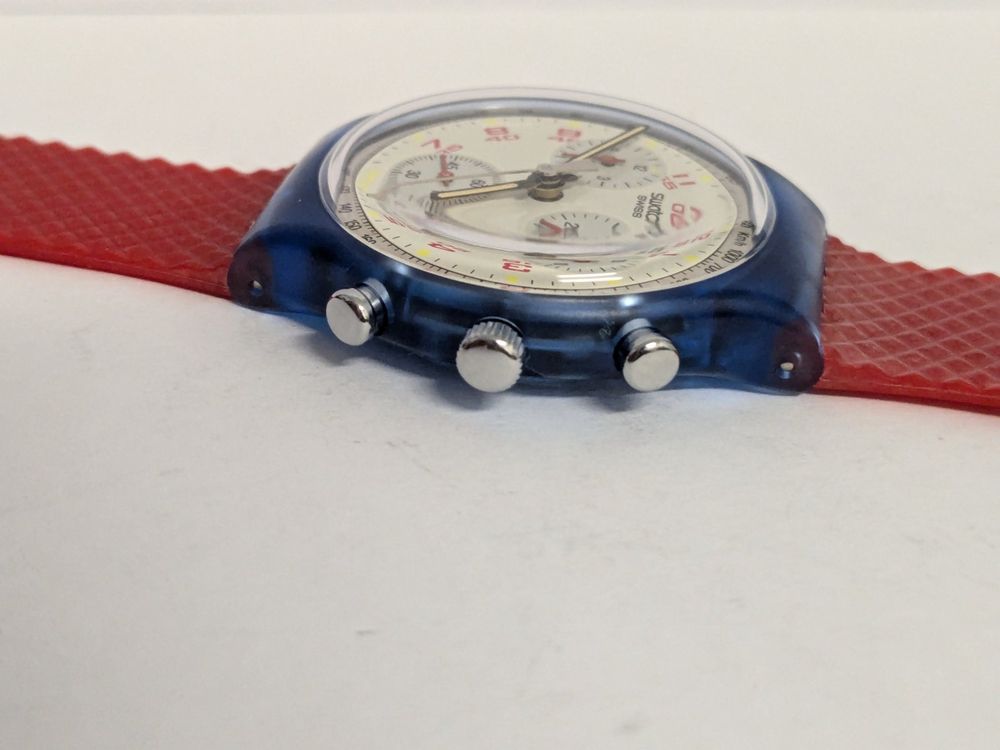 Swatch Montres: Swatch JFK 1991 mit Box und Papieren – D'occasion à Weinfelden par blaukreuz_brocki_TG 3