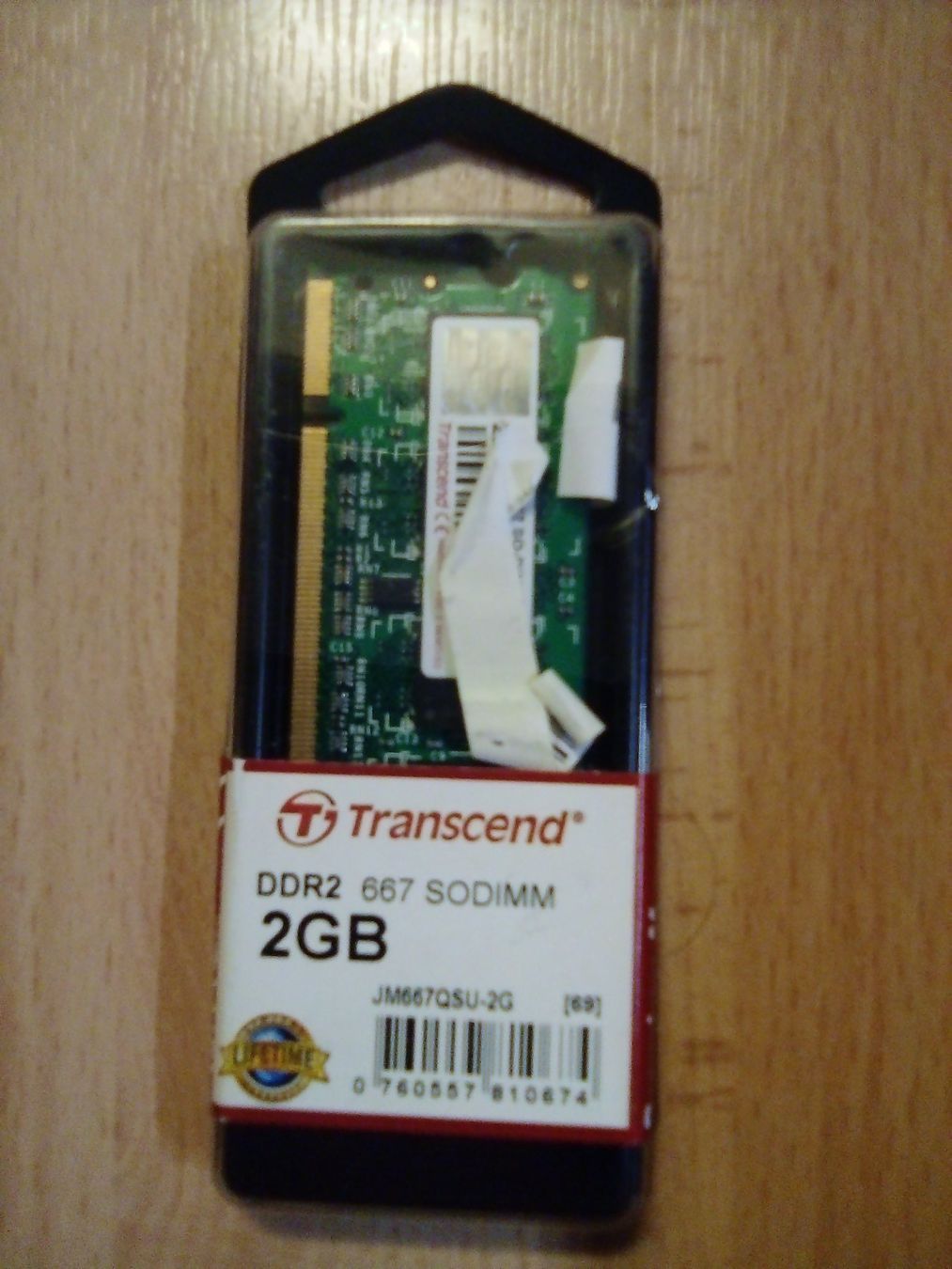 Memoria / RAM: Transcend 2GB DDR2 RAM (NEU) – Nuovo (secondo la descrizione) da Winterthur venduto da Colonica