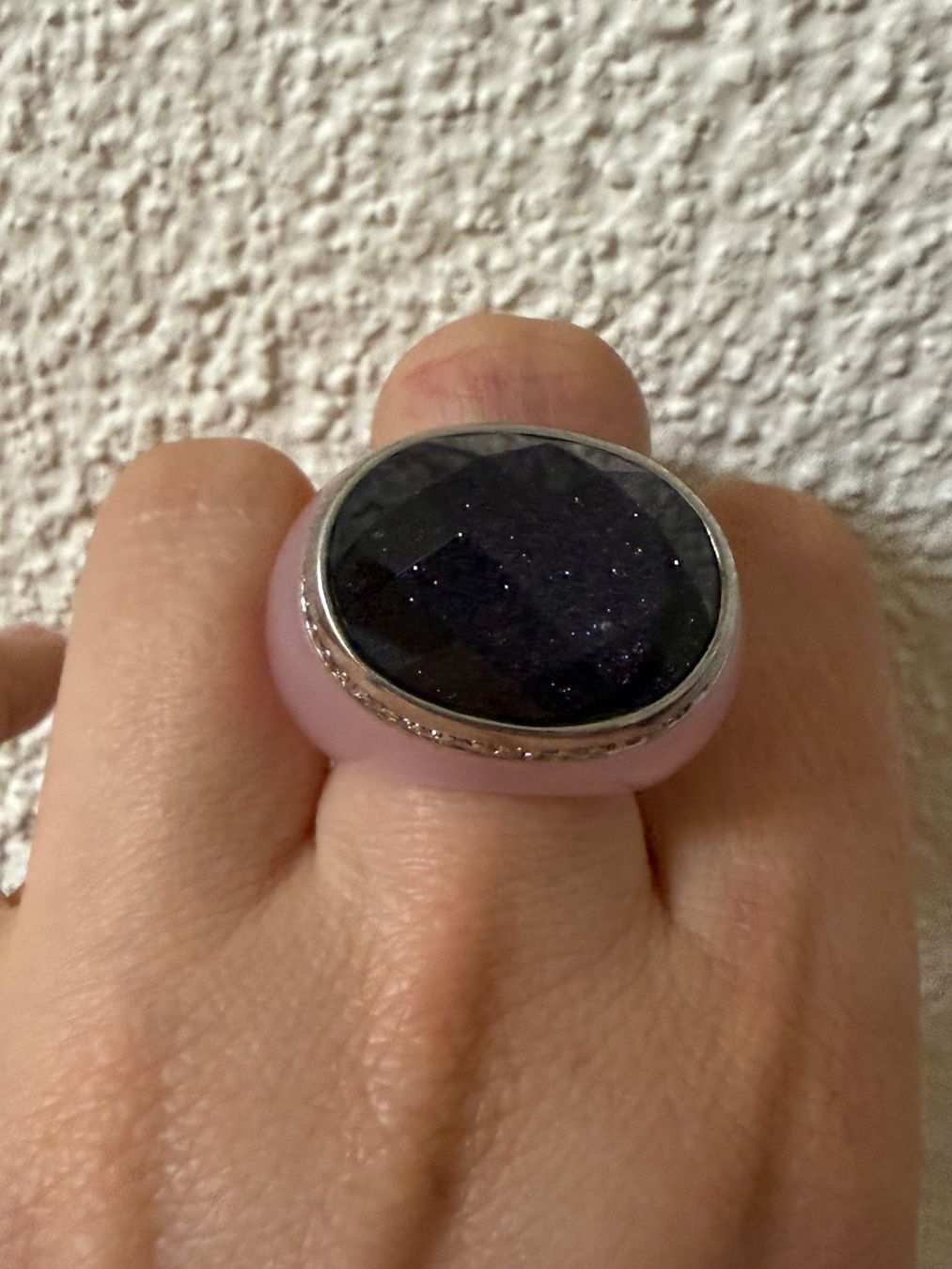 Anelli: Massiver Rosenquarz Ring – Usato da Spiegel b. Bern venduto da Rogger72 5