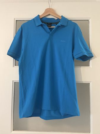 Hugo Boss Poloshirt, hellblau, Grösse L
