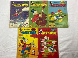 5.Walt Disney LTB Micky Maus Konvolut gebraucht 1967