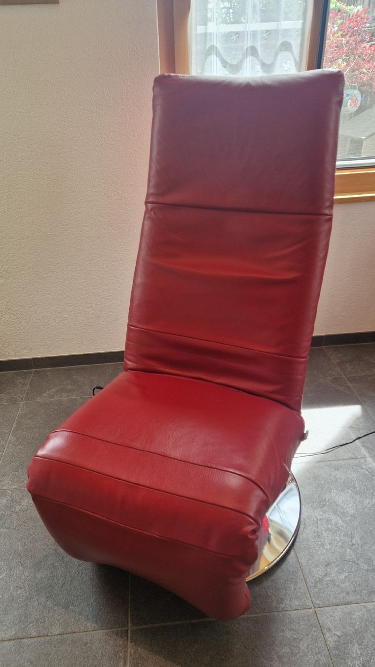 Strässle Poltrone: Sessel / Relaxsessel Echtleder von Strässle – Usato da Schüpbach venduto da moeneli99