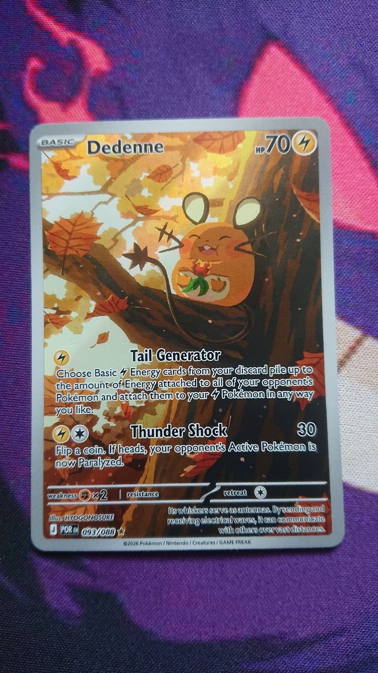 Pokémon Carte collezionabili: Dedenne POR 093/088 EN – Nuovo (secondo la descrizione) da Chur venduto da FreakofRarity