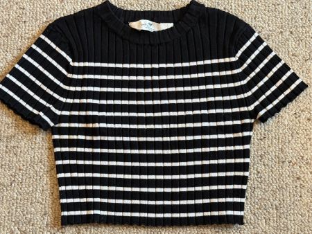 Top gestreift schwarz/weiss Grösse 134/140 H&M