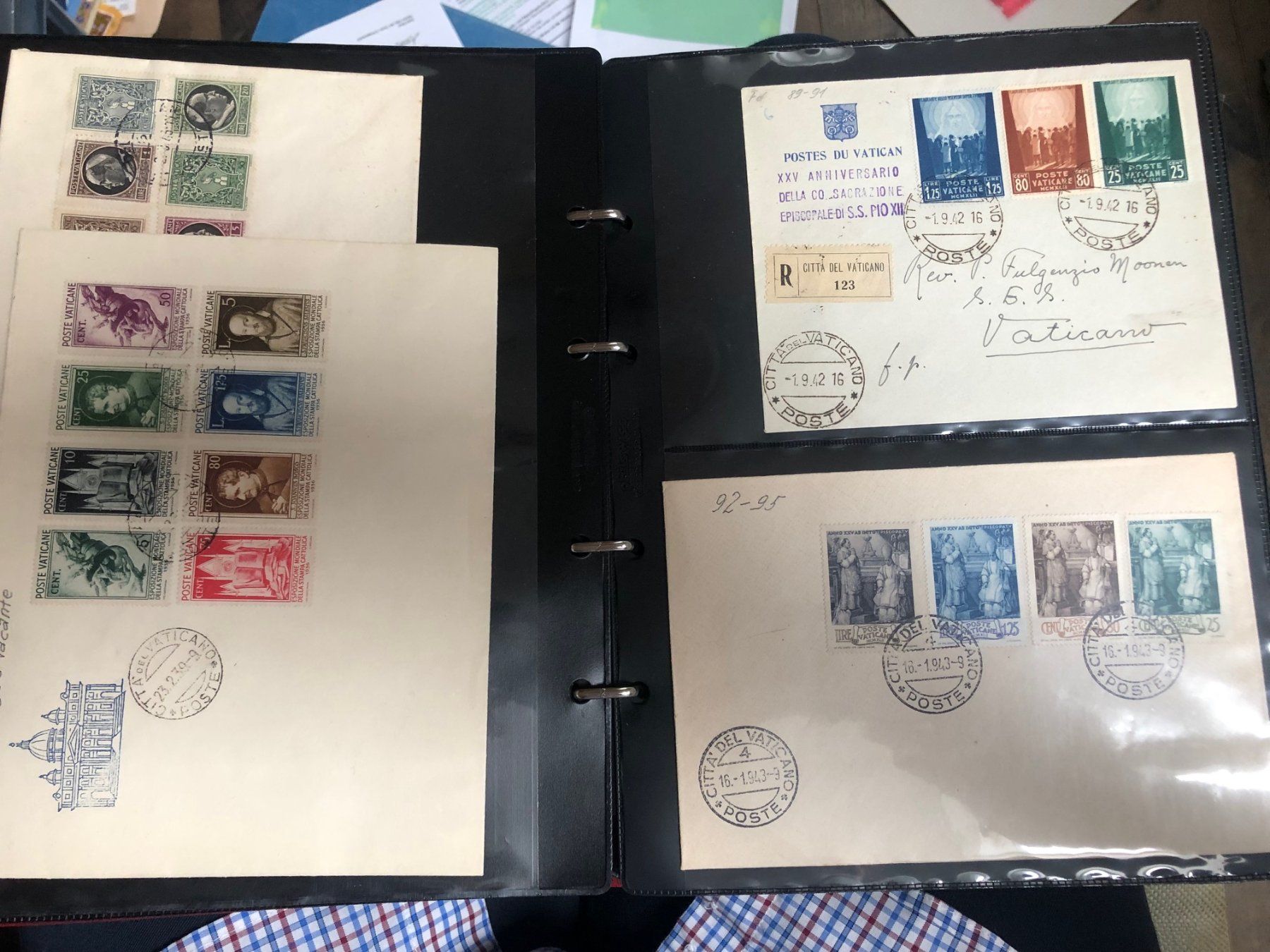 Alle Briefmarken: komplette Sammlung FDC/Briefe VATICANO - immenser Katalog ! – Gebraucht aus Lufingen von Rac0 7